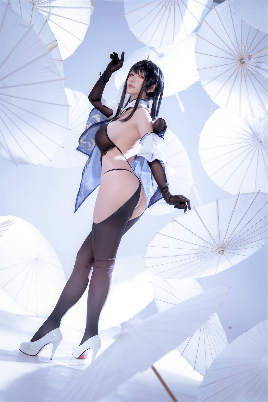 Coser@星之迟迟Hoshilily – Azur Lane Chen Hai 碧蓝航线 镇海改 (45P)