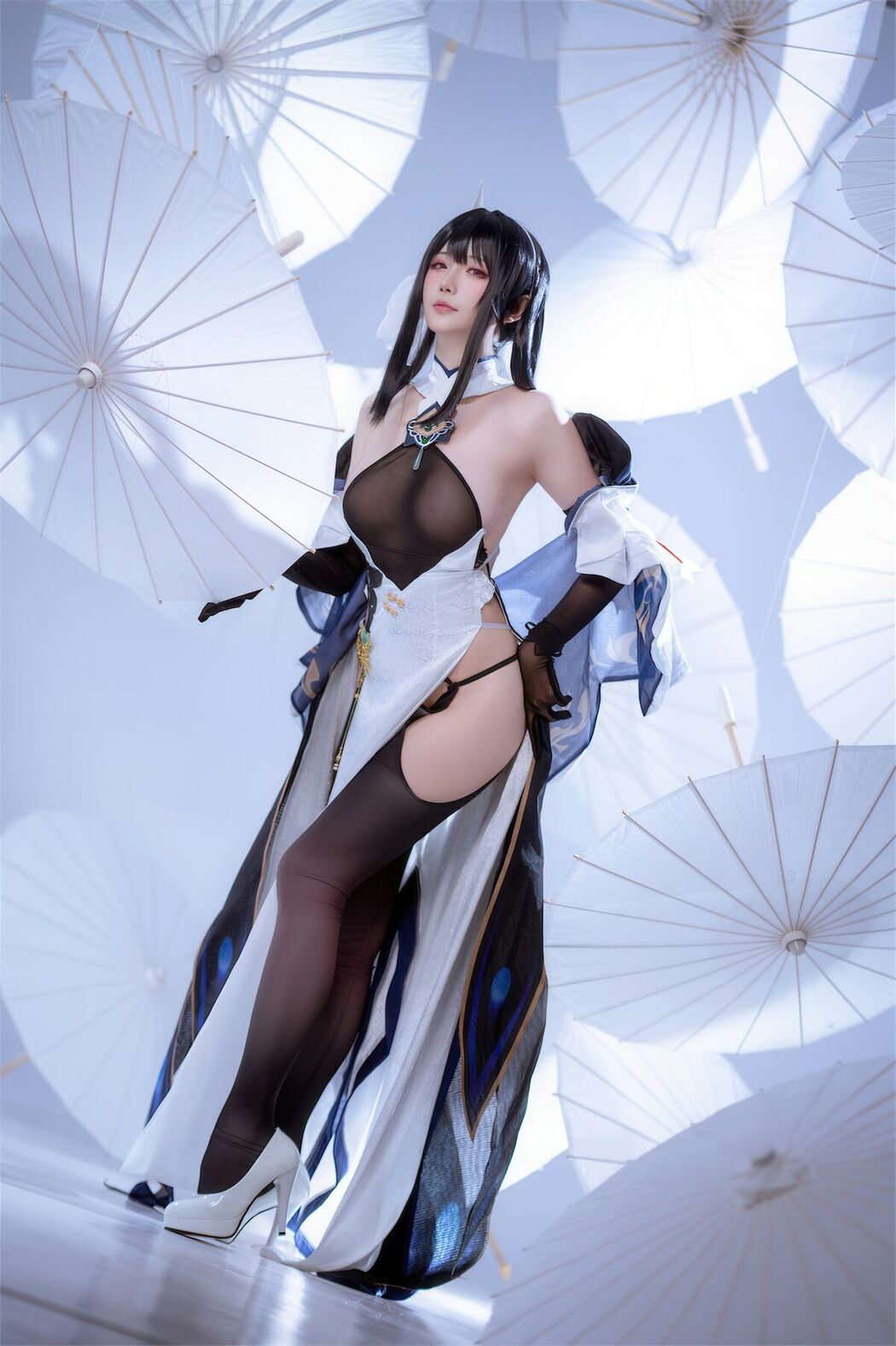 Coser@星之迟迟Hoshilily – Azur Lane Chen Hai 碧蓝航线 镇海改 (45P)