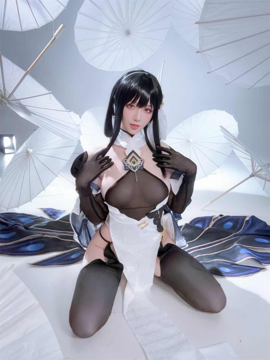 Coser@星之迟迟Hoshilily – Azur Lane Chen Hai 碧蓝航线 镇海改 (45P)