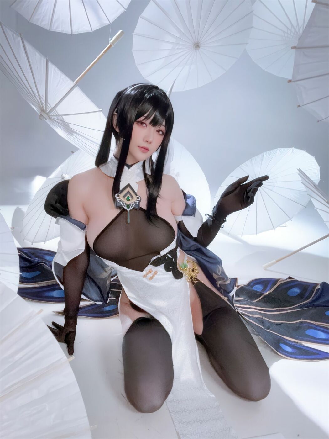 Coser@星之迟迟Hoshilily – Azur Lane Chen Hai 碧蓝航线 镇海改 (45P)