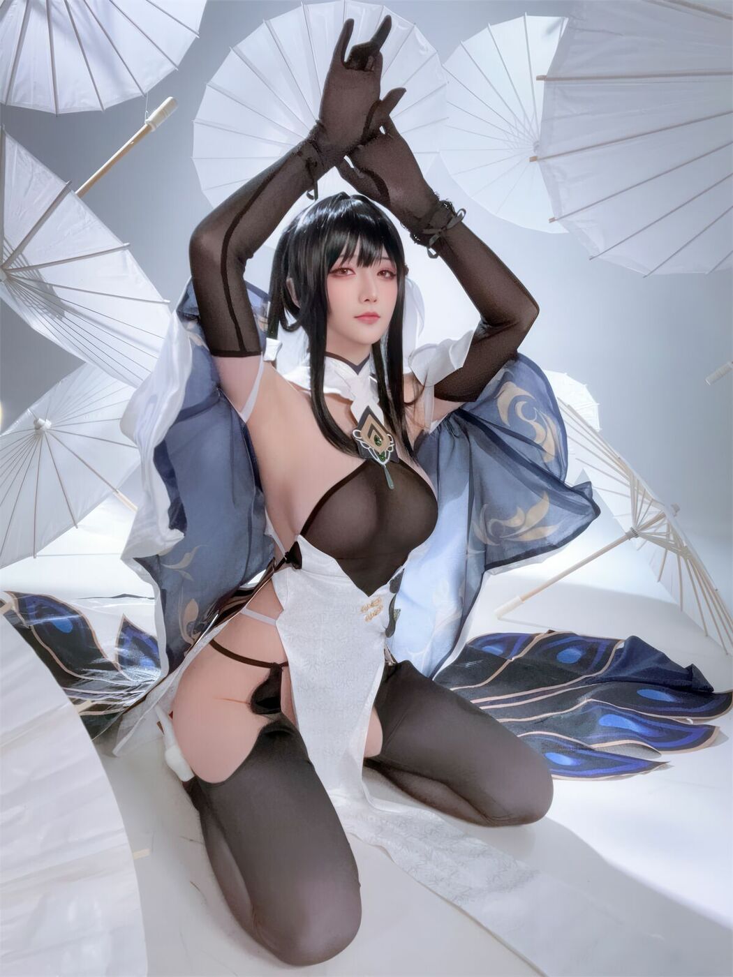 Coser@星之迟迟Hoshilily – Azur Lane Chen Hai 碧蓝航线 镇海改 (45P)
