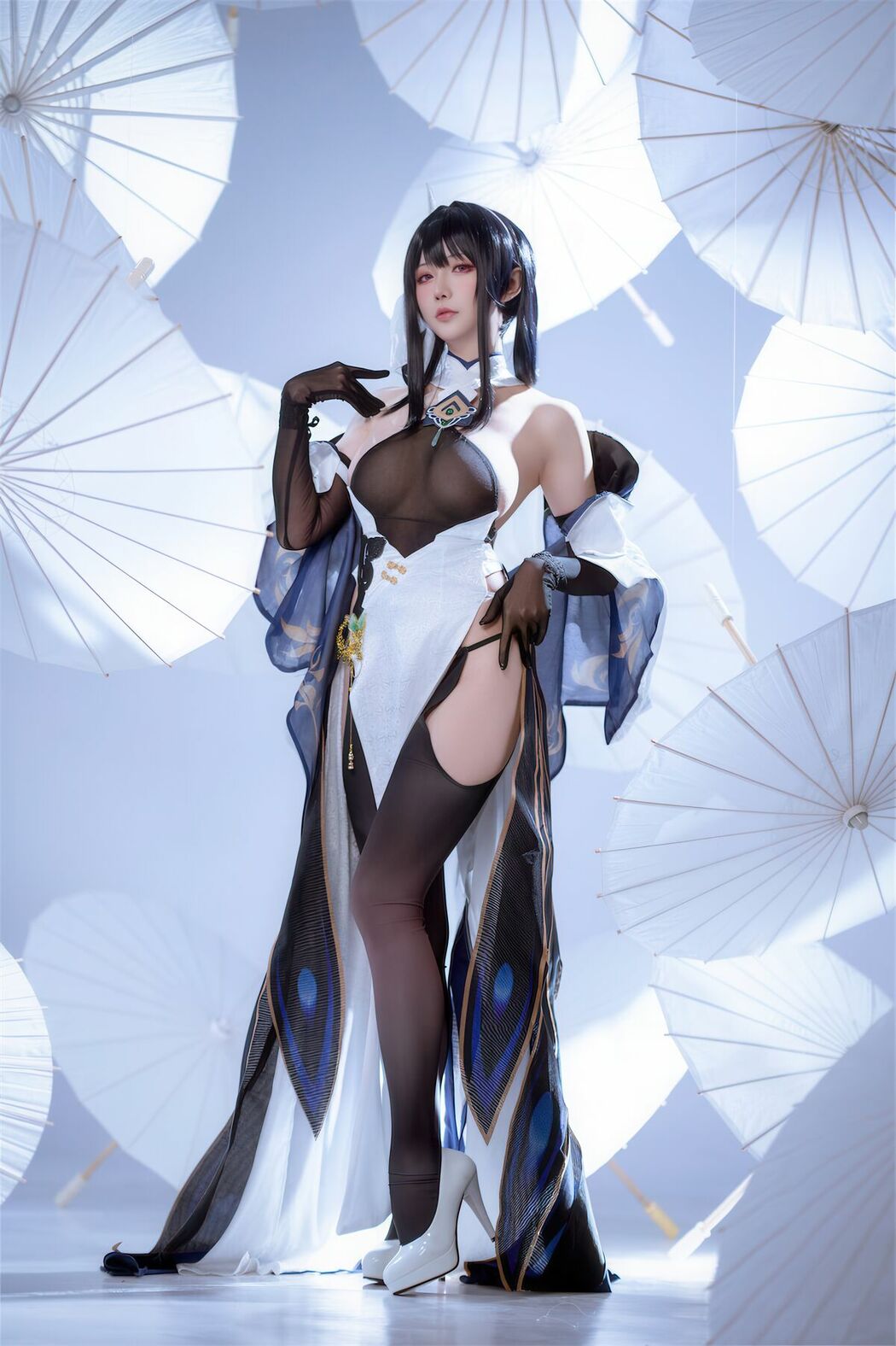 Coser@星之迟迟Hoshilily – Azur Lane Chen Hai 碧蓝航线 镇海改 (45P)