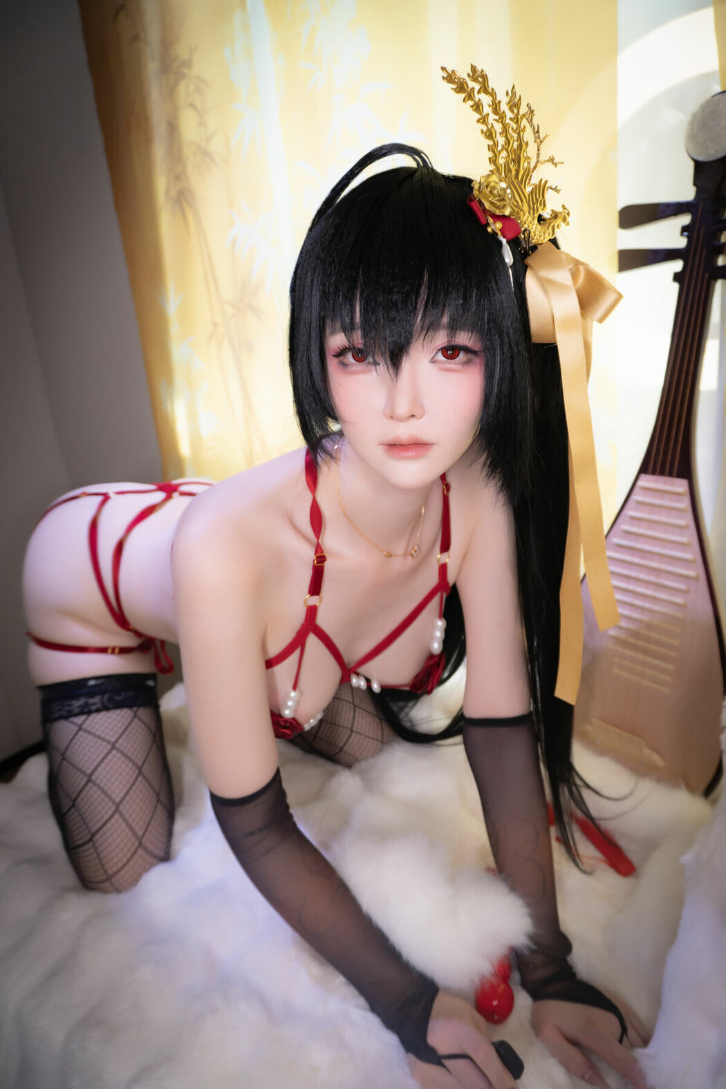 Coser@一小央泽 yixiaoyangze – 大凤旗袍 Part01 (53P)