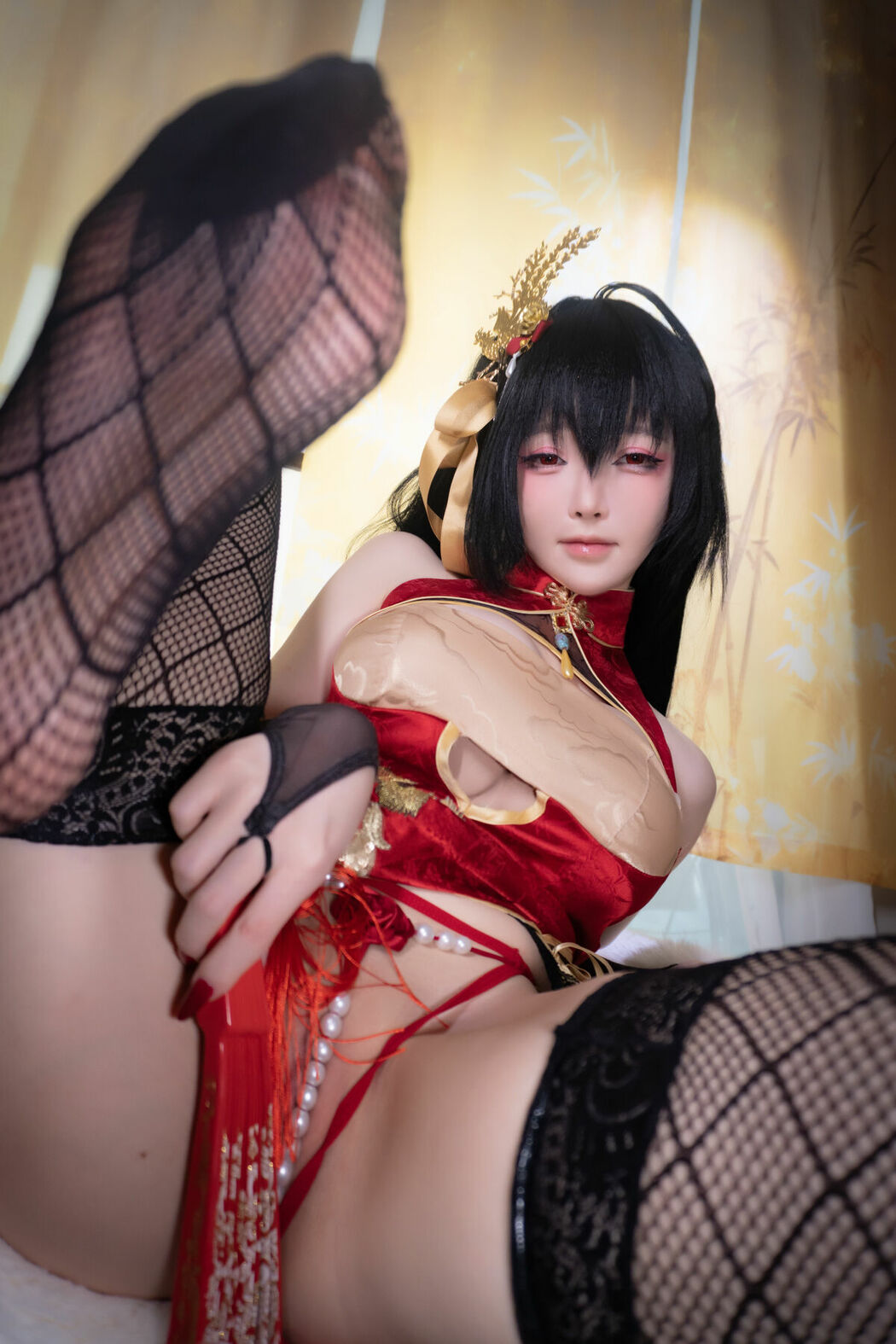 Coser@一小央泽 yixiaoyangze – 大凤旗袍 Part01 (53P)