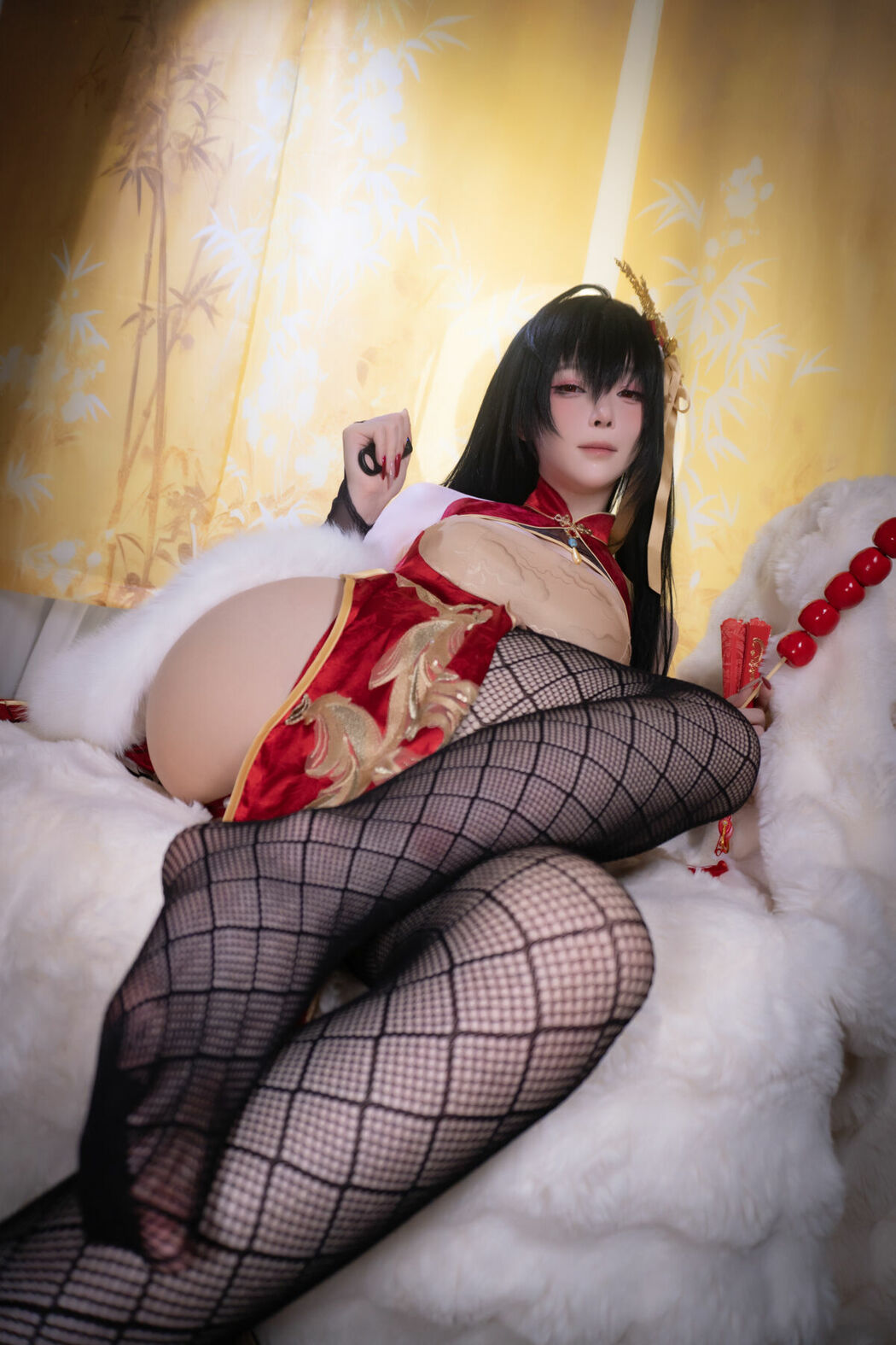 Coser@一小央泽 yixiaoyangze – 大凤旗袍 Part02 (52P)