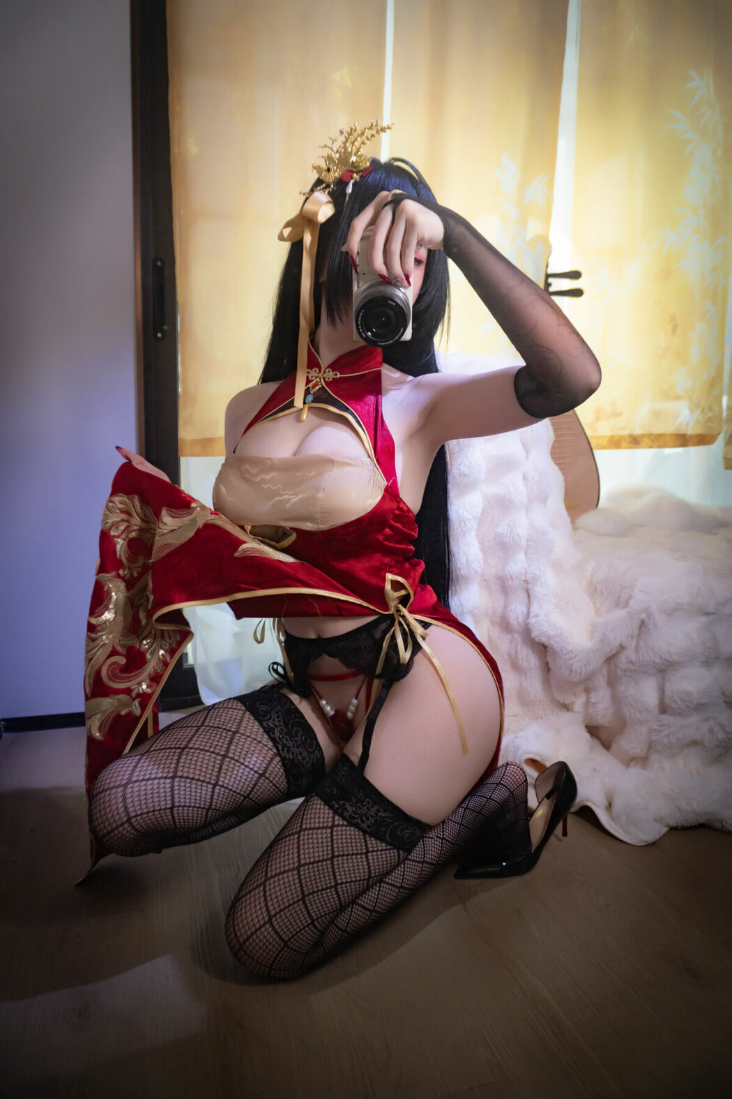 Coser@一小央泽 yixiaoyangze – 大凤旗袍 Part01 (53P)
