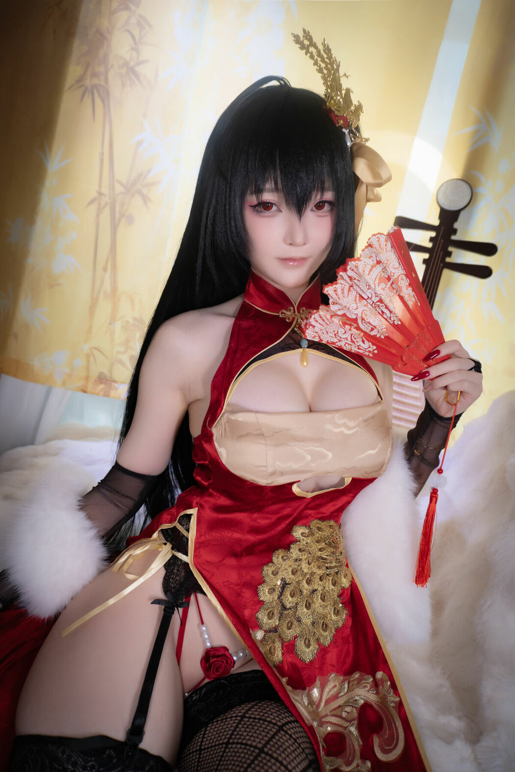 Coser@一小央泽 yixiaoyangze – 大凤旗袍 Part02 (52P)