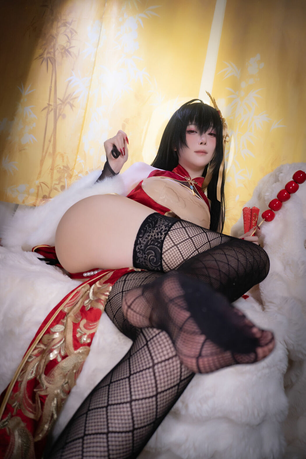 Coser@一小央泽 yixiaoyangze – 大凤旗袍 Part02 (52P)