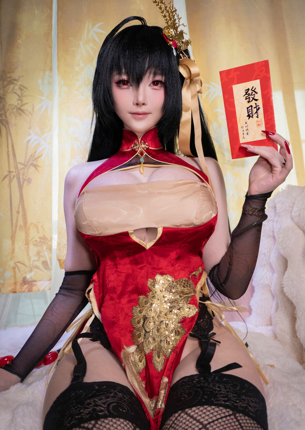 Coser@一小央泽 yixiaoyangze – 大凤旗袍 Part01 (53P)