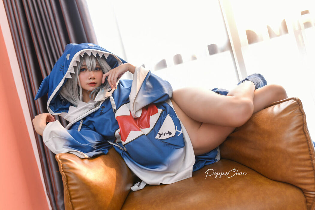 Coser@PoppaChan – ChanPoppa Gumroad NOne Gawr Gura 噶呜-古拉 (49P – 10V)