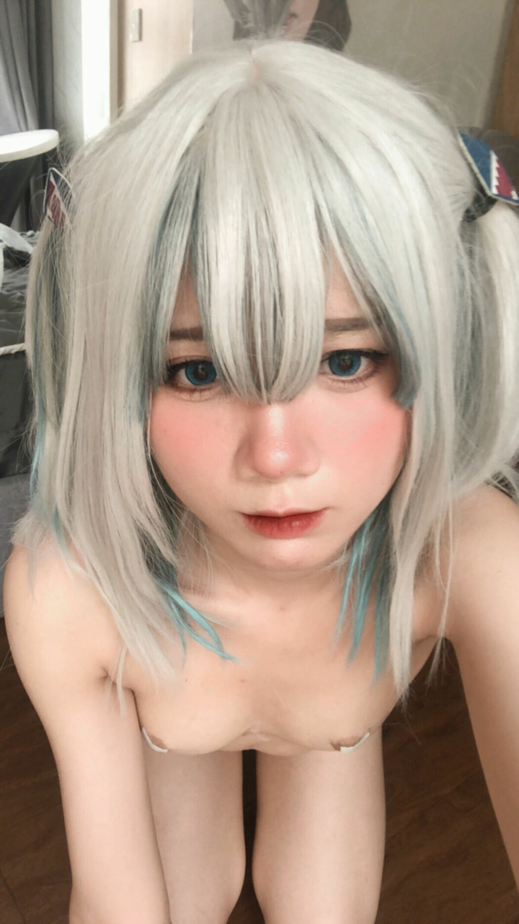 Coser@PoppaChan – ChanPoppa Gumroad NOne Gawr Gura 噶呜-古拉 (49P – 10V)