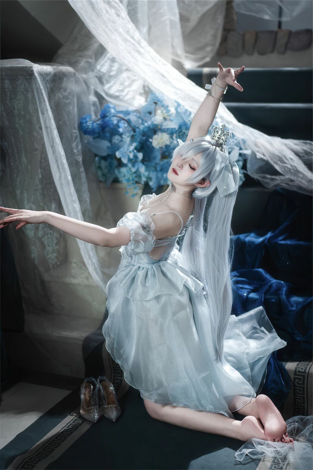 Coser@Natsuko夏夏子 – 灰姑娘水晶公主Cinderella Part01 (49P)