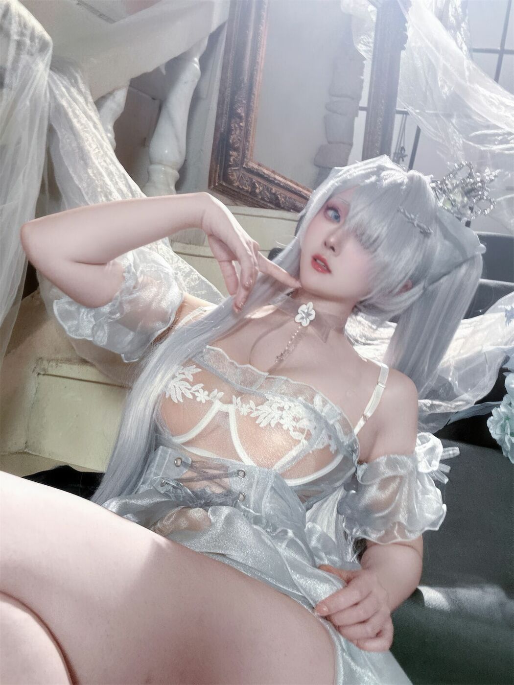 Coser@Natsuko夏夏子 – 灰姑娘水晶公主Cinderella Part02 (48P)