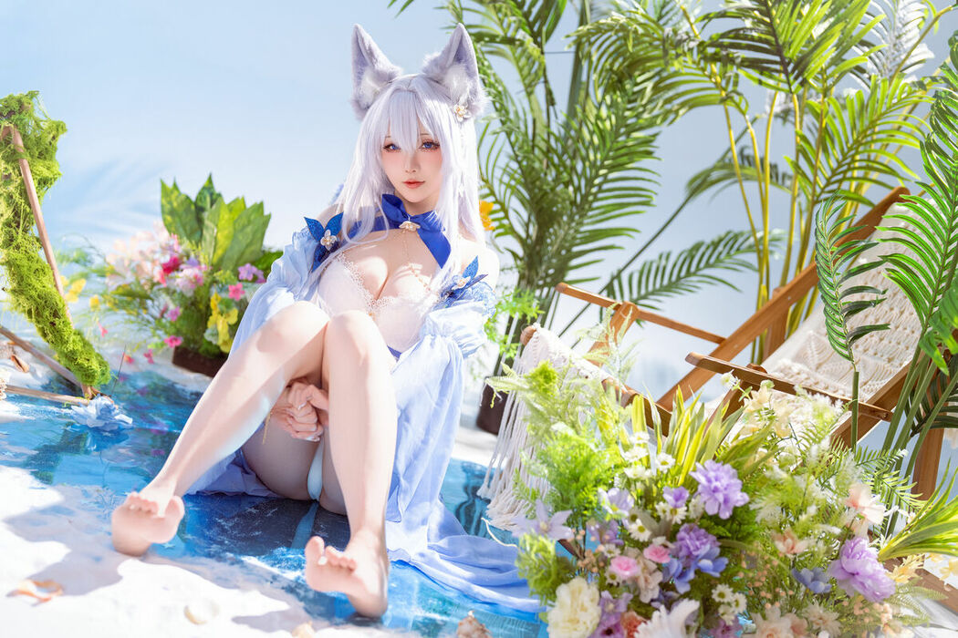 Coser@星之迟迟Hoshilily – 碧蓝航线 信浓泳装 (53P)