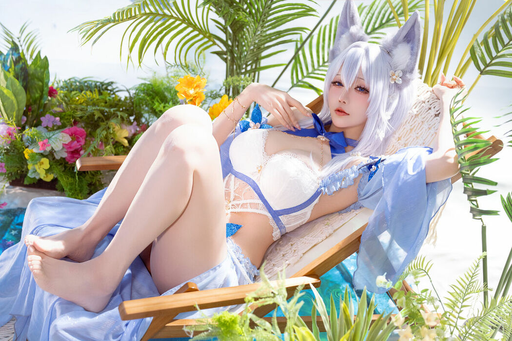 Coser@星之迟迟Hoshilily – 碧蓝航线 信浓泳装 (53P)