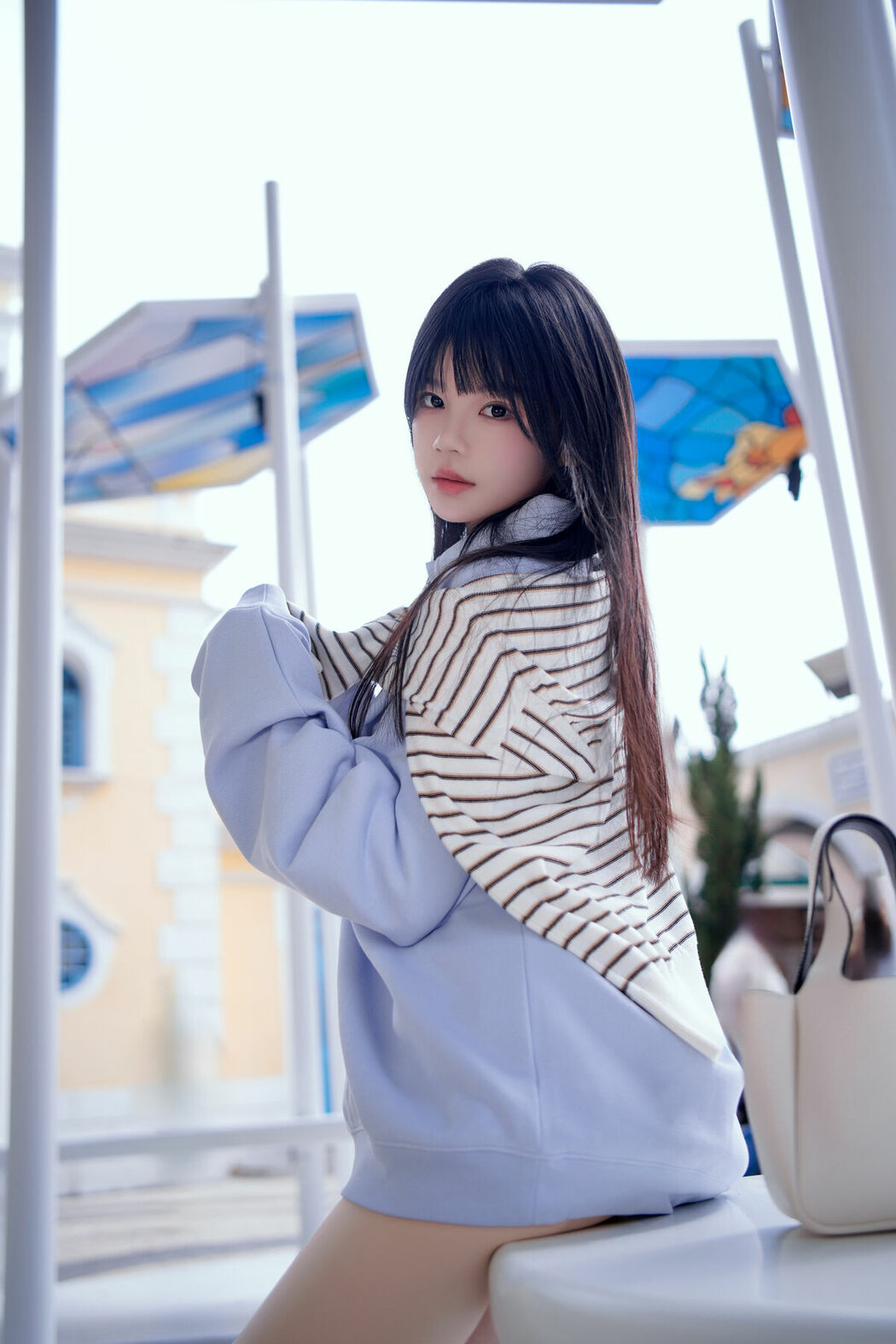 Coser@桜桃喵 – 蓝 (21P)
