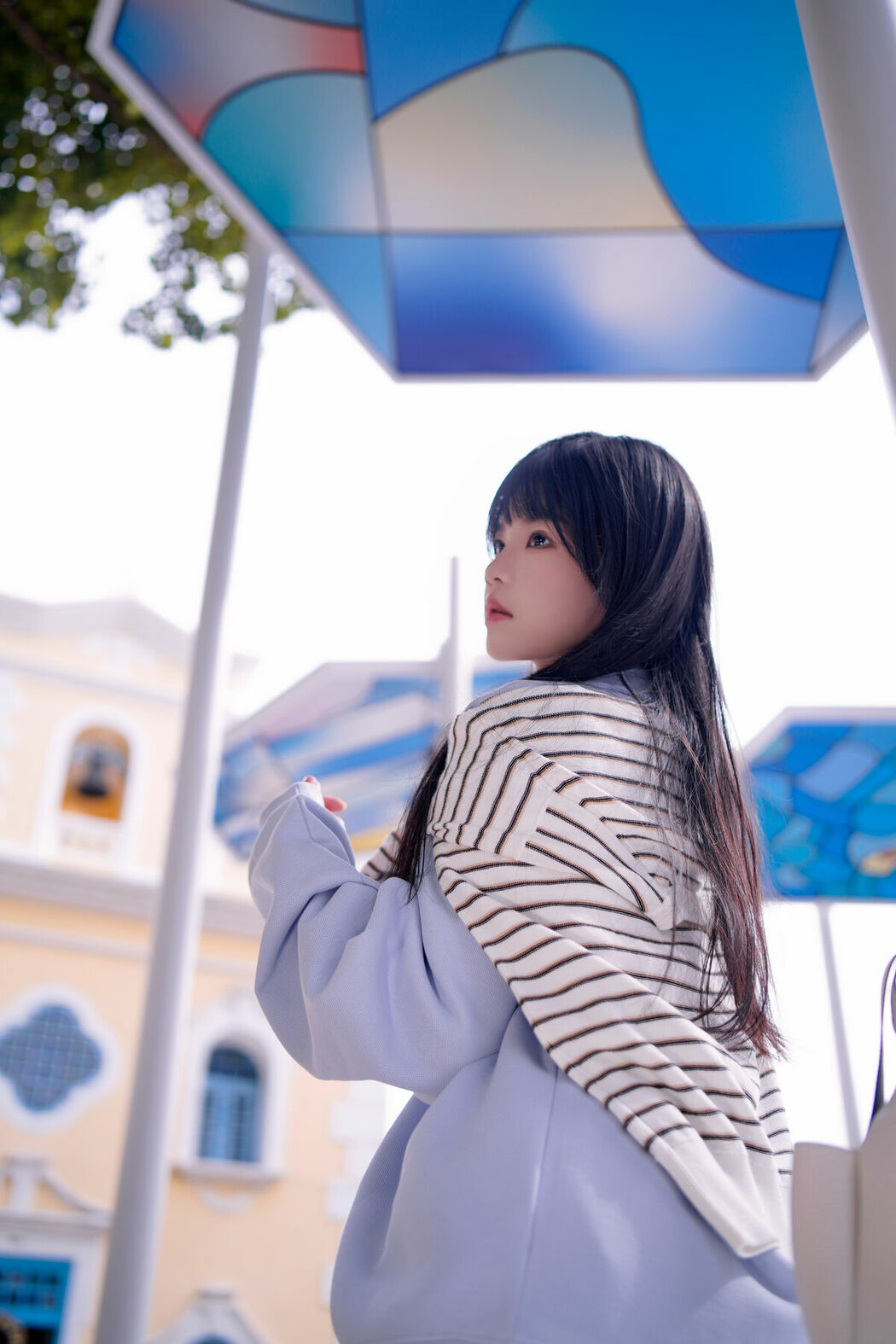 Coser@桜桃喵 – 蓝 (21P)
