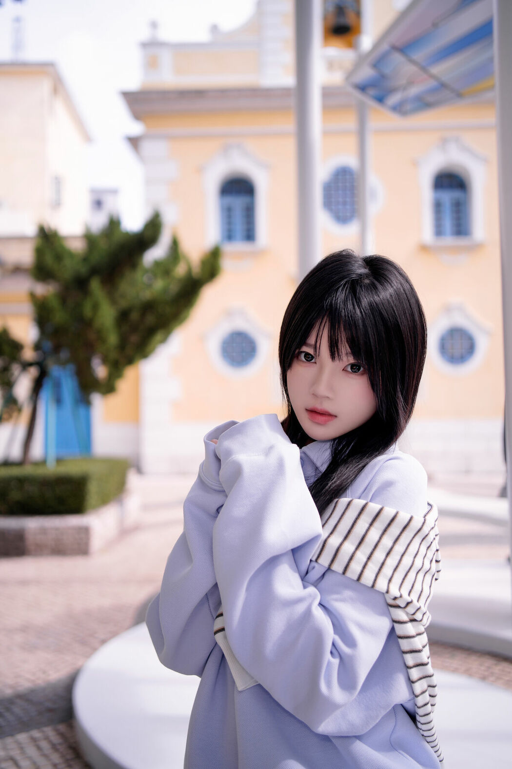 Coser@桜桃喵 – 蓝 (21P)