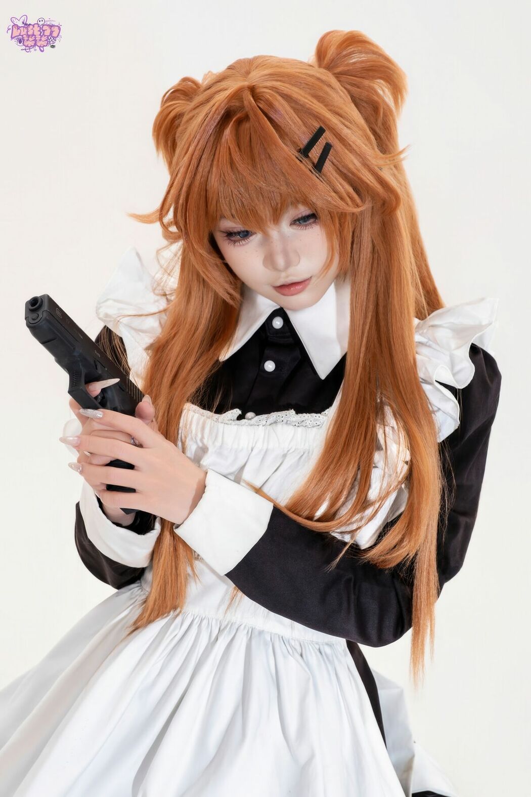 Coser@柒柒要乖哦 – EVA 明日香女仆 (69P)