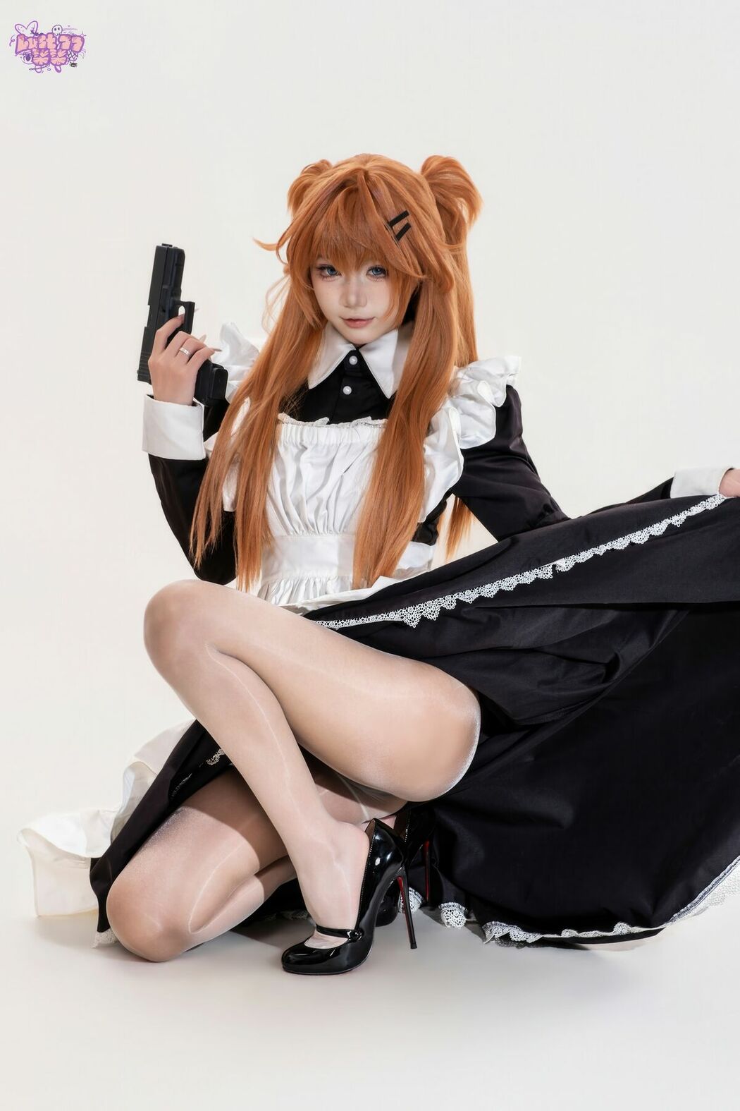 Coser@柒柒要乖哦 – EVA 明日香女仆 (69P)