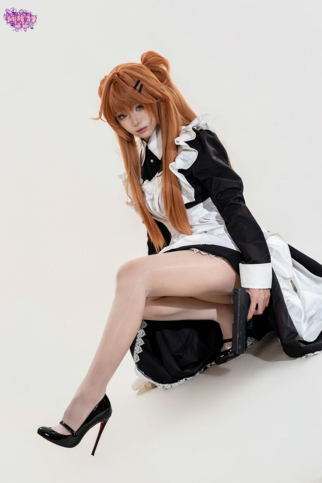 Coser@柒柒要乖哦 – EVA 明日香女仆 (69P)