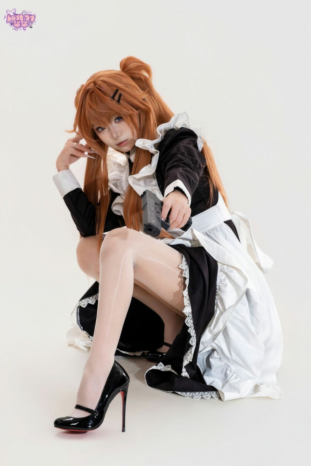Coser@柒柒要乖哦 – EVA 明日香女仆 (69P)