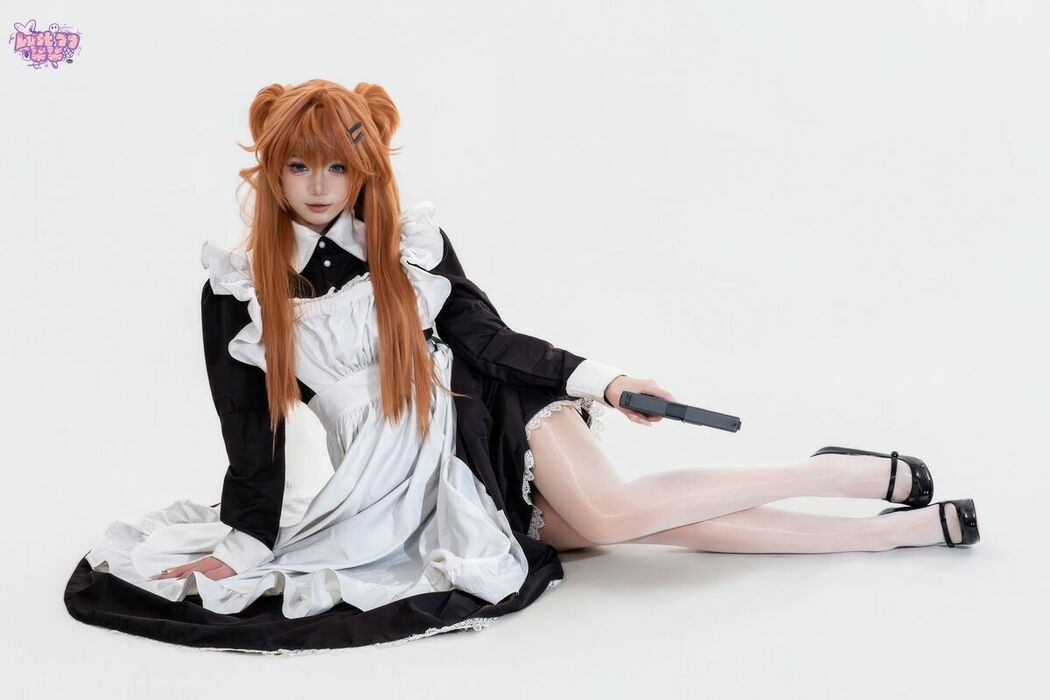Coser@柒柒要乖哦 – EVA 明日香女仆 (69P)