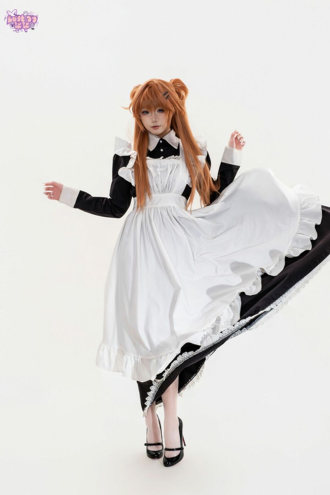 Coser@柒柒要乖哦 – EVA 明日香女仆 (69P)