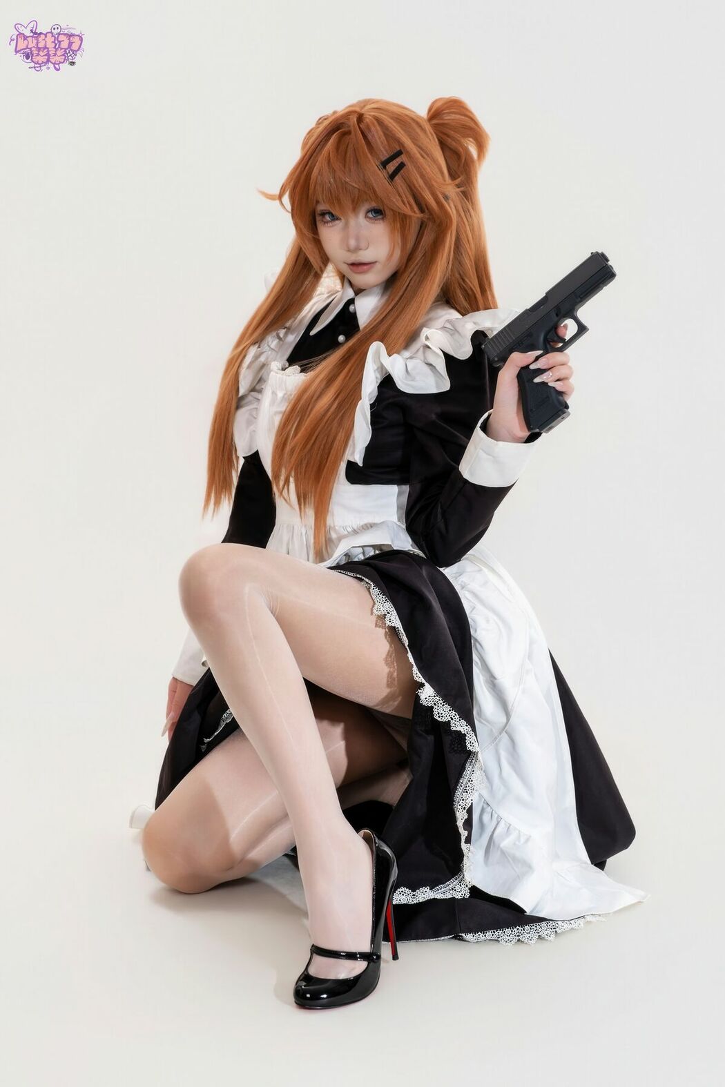 Coser@柒柒要乖哦 – EVA 明日香女仆 (69P)