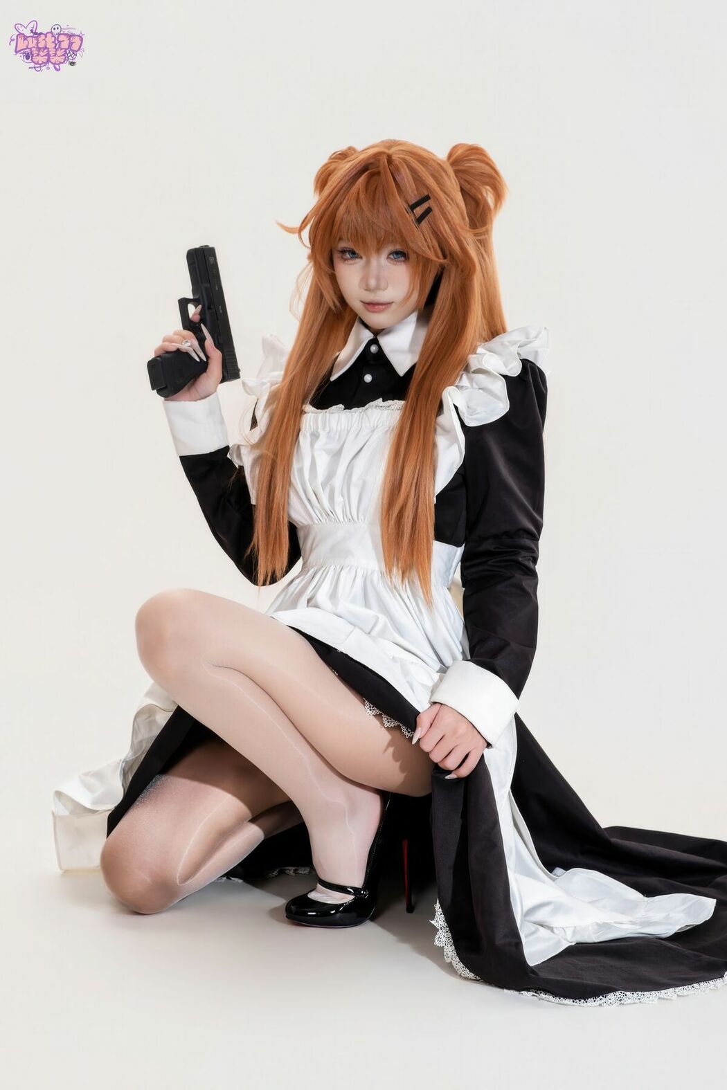 Coser@柒柒要乖哦 – EVA 明日香女仆 (69P)