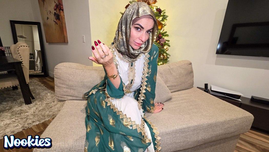 Venus Valencia Whispers Naughty Desires As Hijab Falls In Professors Dark Office