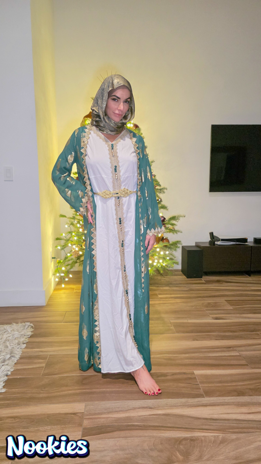 Venus Valencia Whispers Naughty Desires As Hijab Falls In Professors Dark Office