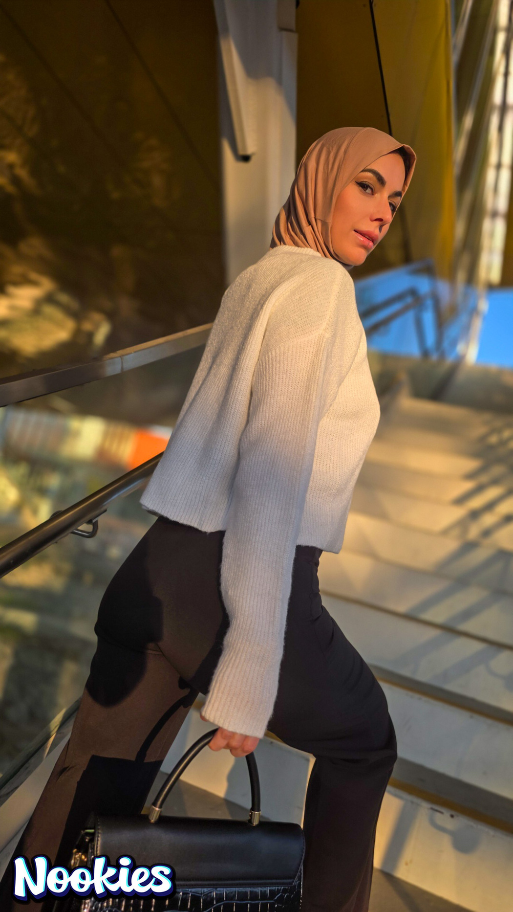 Venus Valencia Whispers Naughty Desires As Hijab Falls In Professors Dark Office