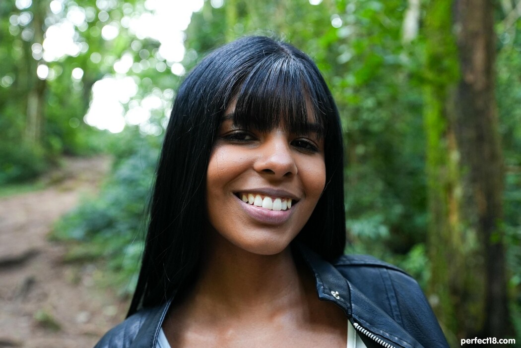 Juh Jackson Savors Solitude As She Slowly Teases Herself In A Quiet Forest Clearing