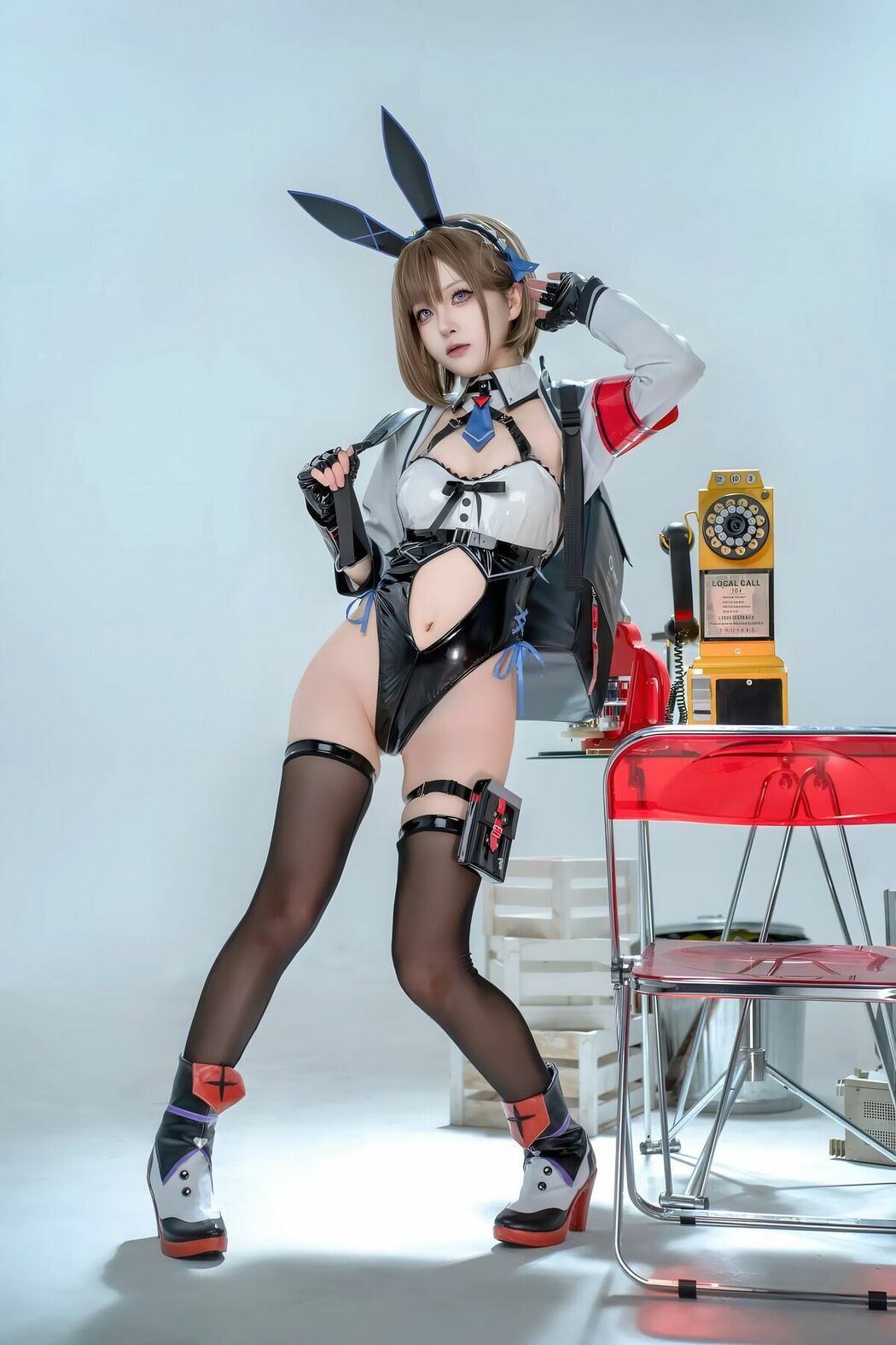 Coser@矢量鱼 – 外卖兔女郎 小葵 (41P)