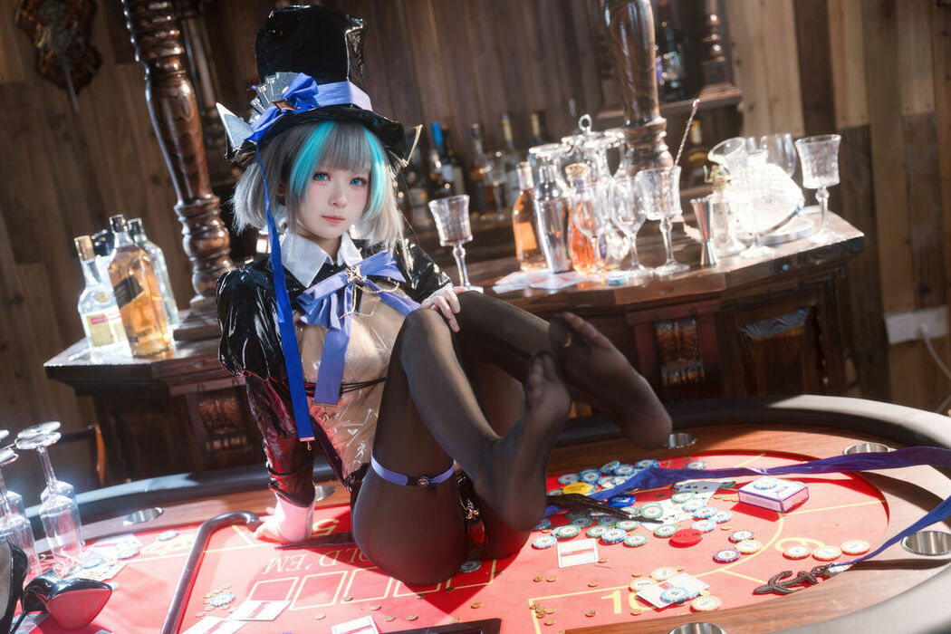 Coser@九柒喵 – 碧蓝航线 柴郡兔女郎 (59P)