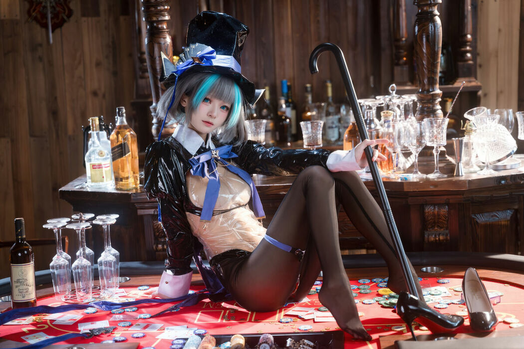 Coser@九柒喵 – 碧蓝航线 柴郡兔女郎 (59P)
