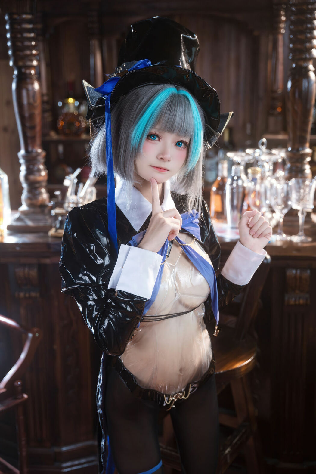 Coser@九柒喵 – 碧蓝航线 柴郡兔女郎 (59P)
