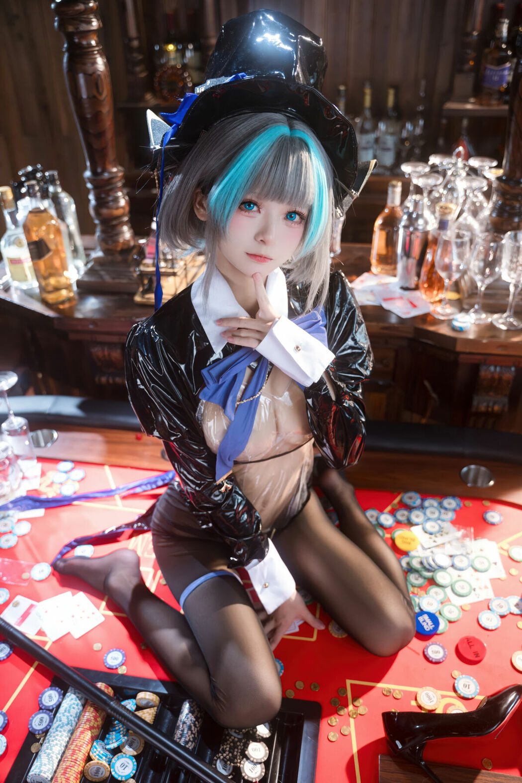 Coser@九柒喵 – 碧蓝航线 柴郡兔女郎 (59P)