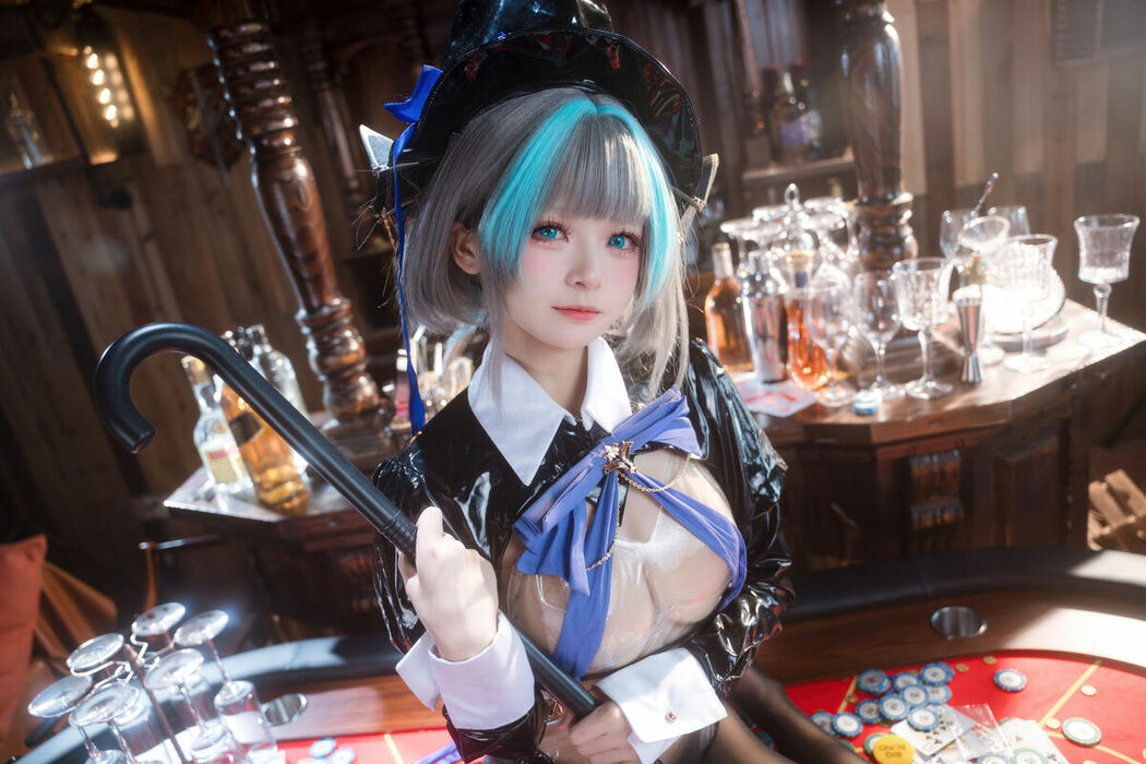 Coser@九柒喵 – 碧蓝航线 柴郡兔女郎 (59P)