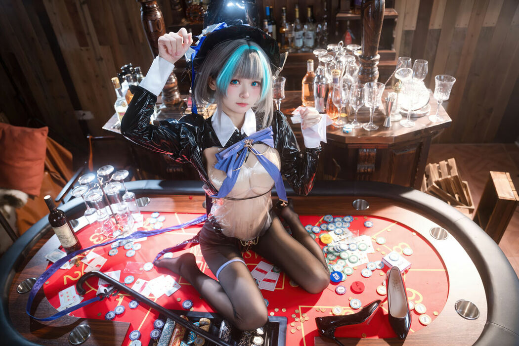 Coser@九柒喵 – 碧蓝航线 柴郡兔女郎 (59P)