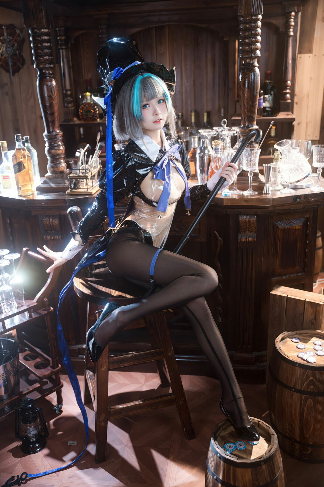 Coser@九柒喵 – 碧蓝航线 柴郡兔女郎 (59P)
