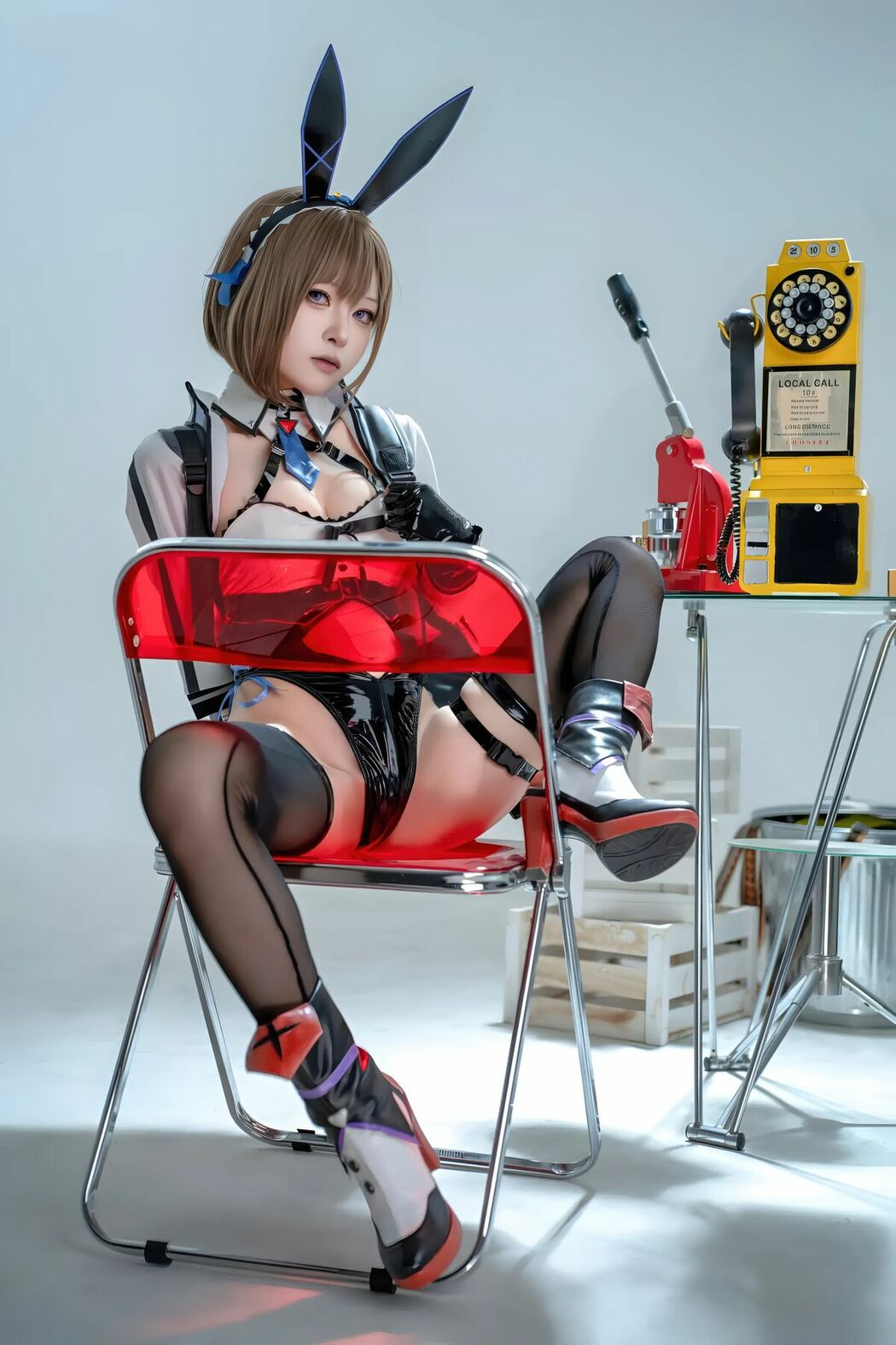 Coser@矢量鱼 – 外卖兔女郎 小葵 (41P)