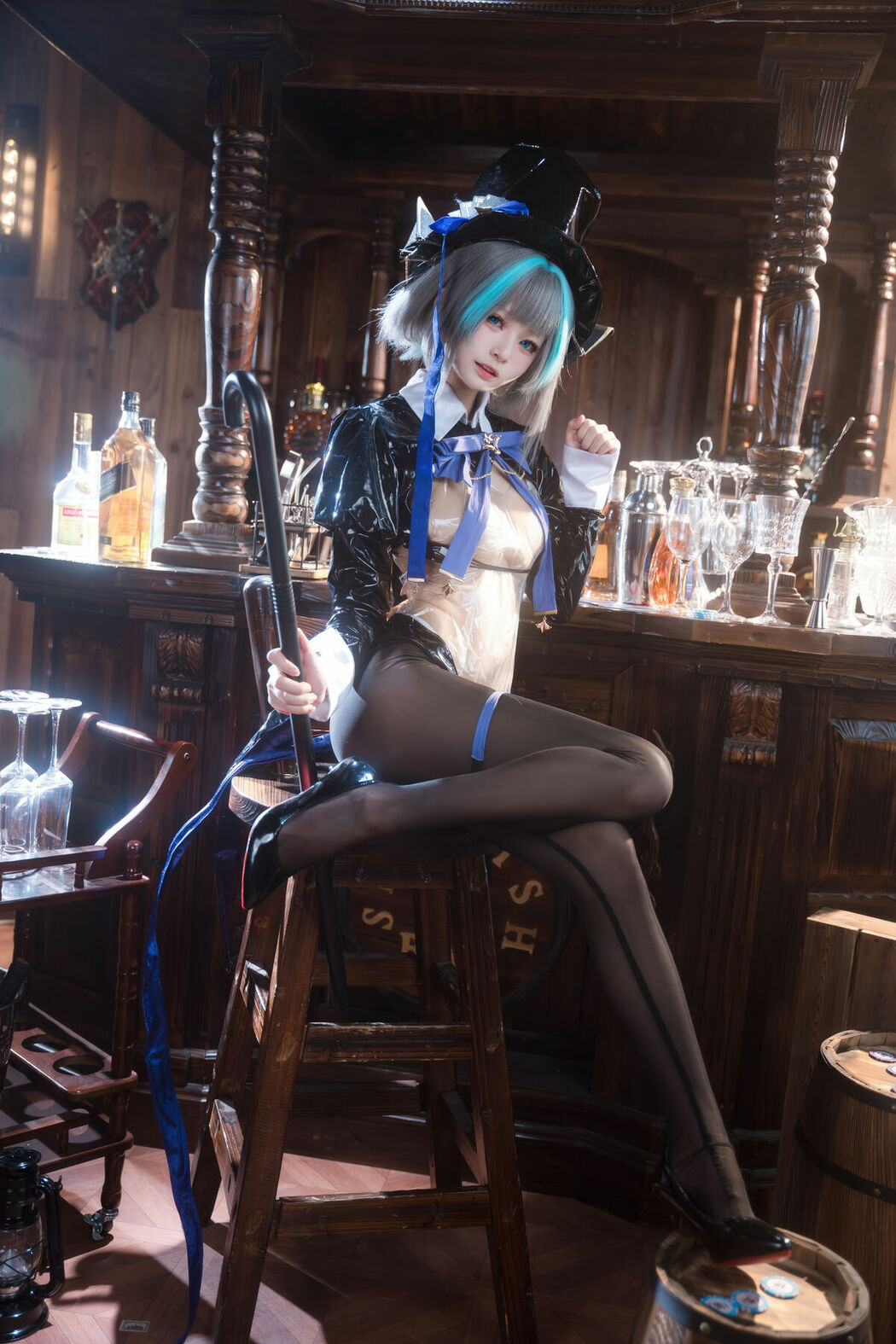 Coser@九柒喵 – 碧蓝航线 柴郡兔女郎 (59P)