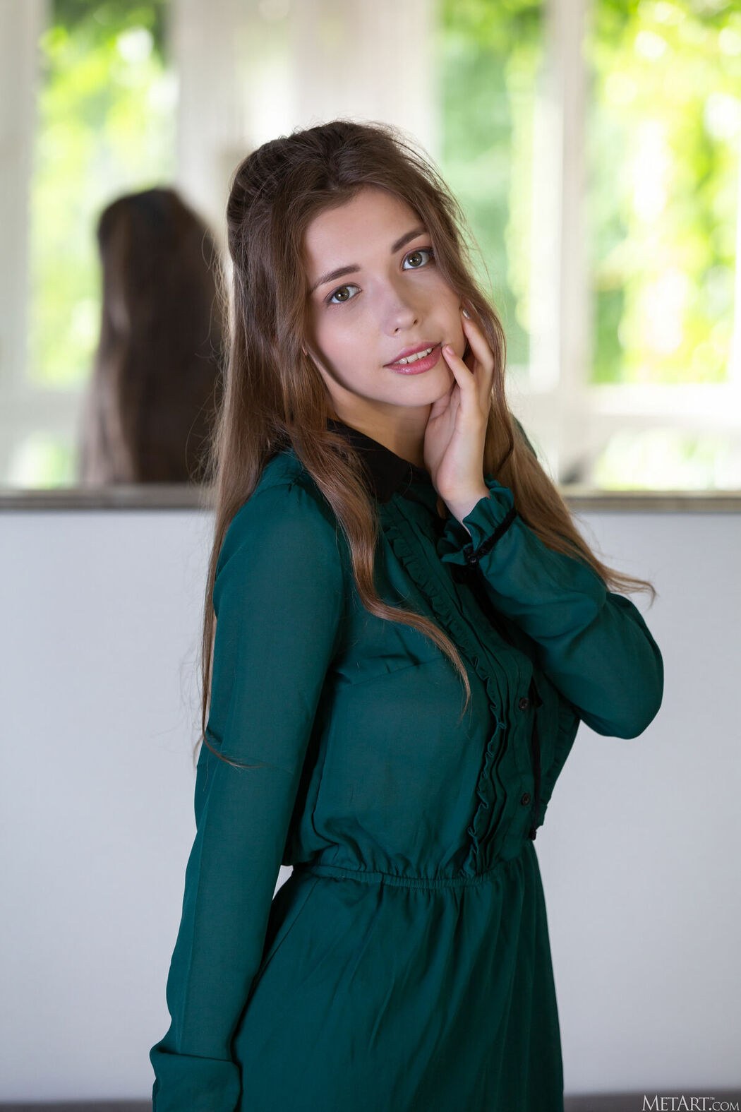 MetArt Mila Azul – Green Dress Part01 (60P)