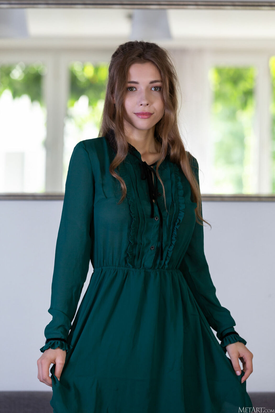 MetArt Mila Azul – Green Dress Part01 (60P)