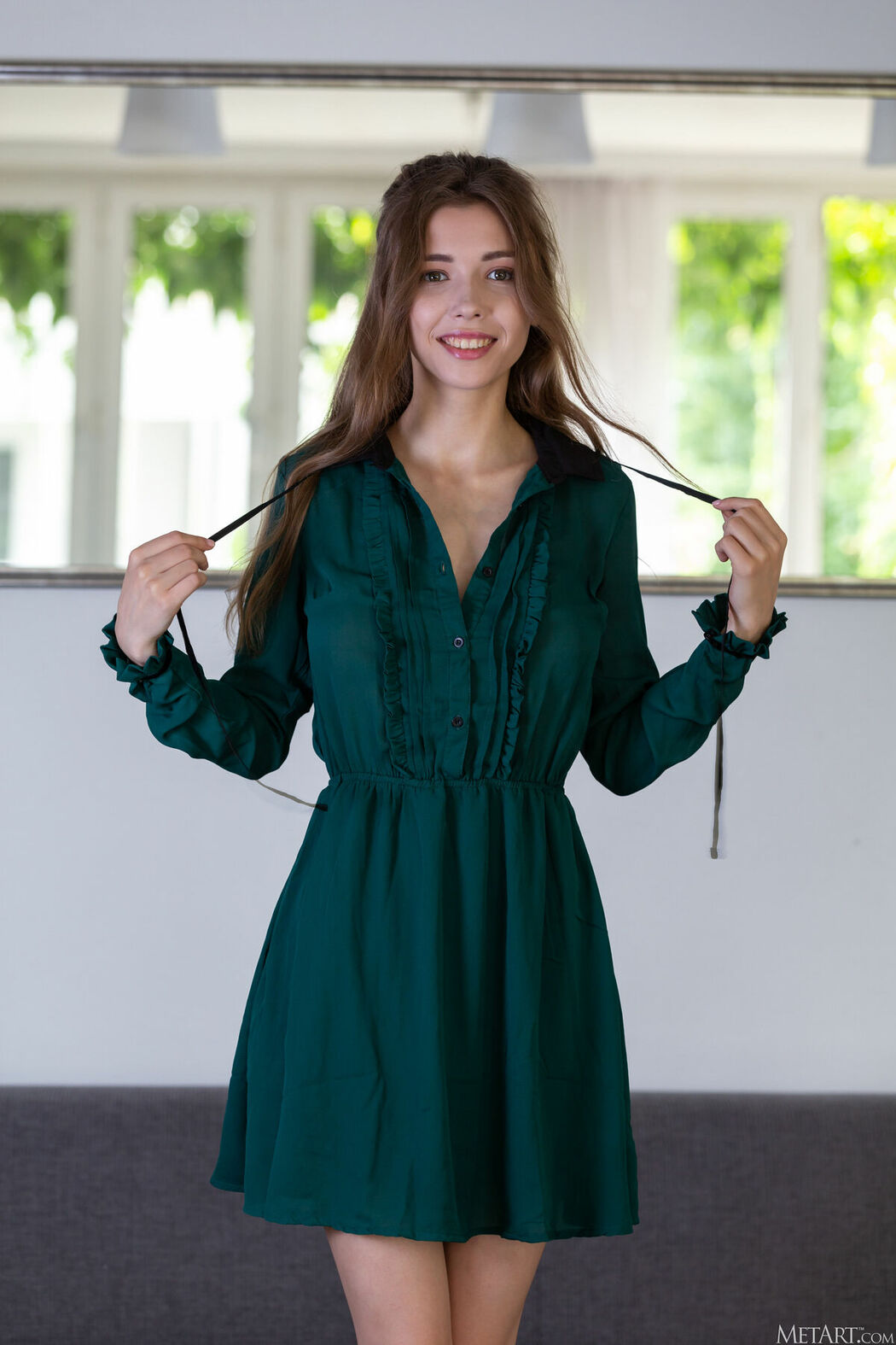 MetArt Mila Azul – Green Dress Part01 (60P)