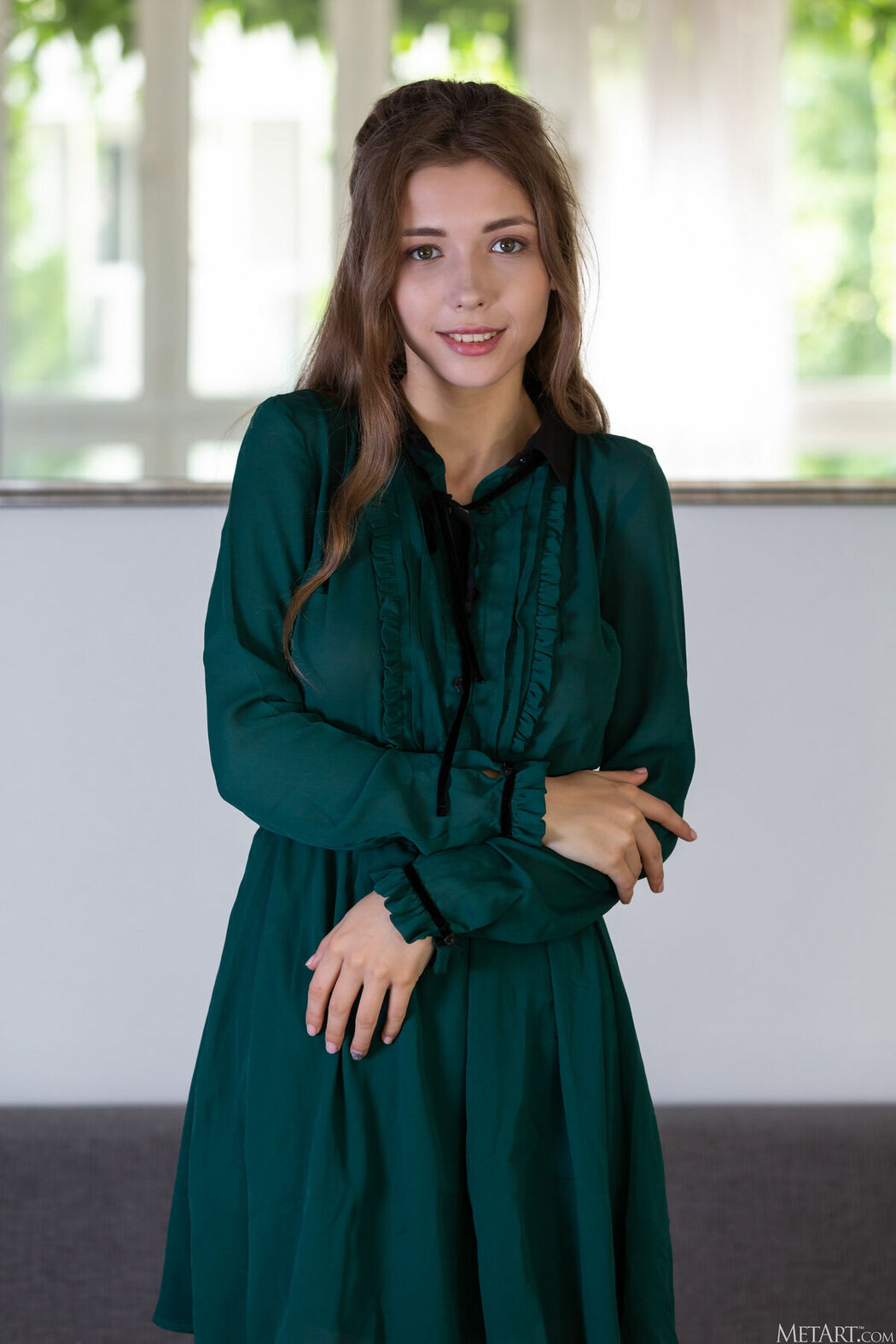MetArt Mila Azul – Green Dress Part01 (60P)