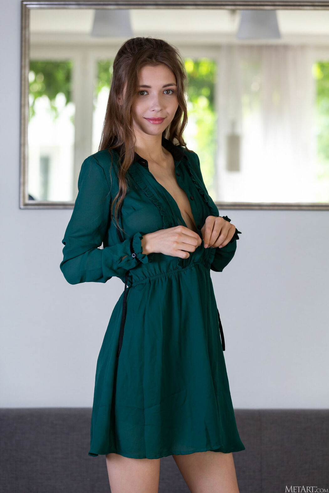 MetArt Mila Azul – Green Dress Part01 (60P)