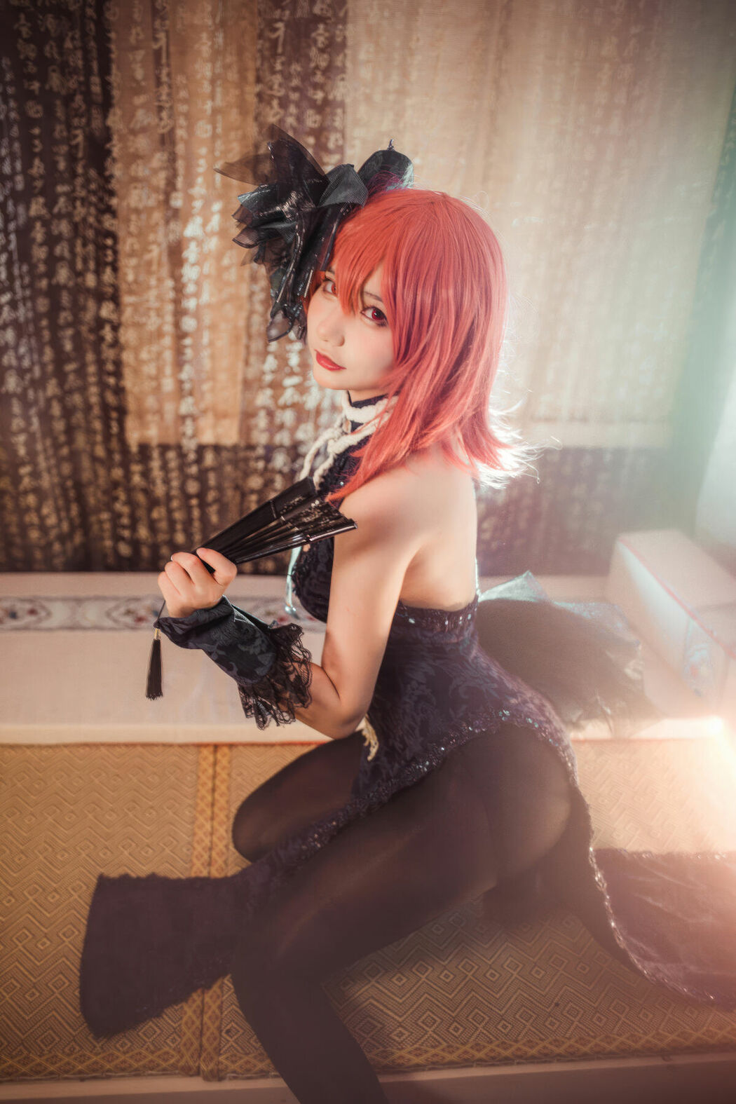 Coser@是一只熊仔吗 – 碧蓝航线 黑太子旗袍 (20P)
